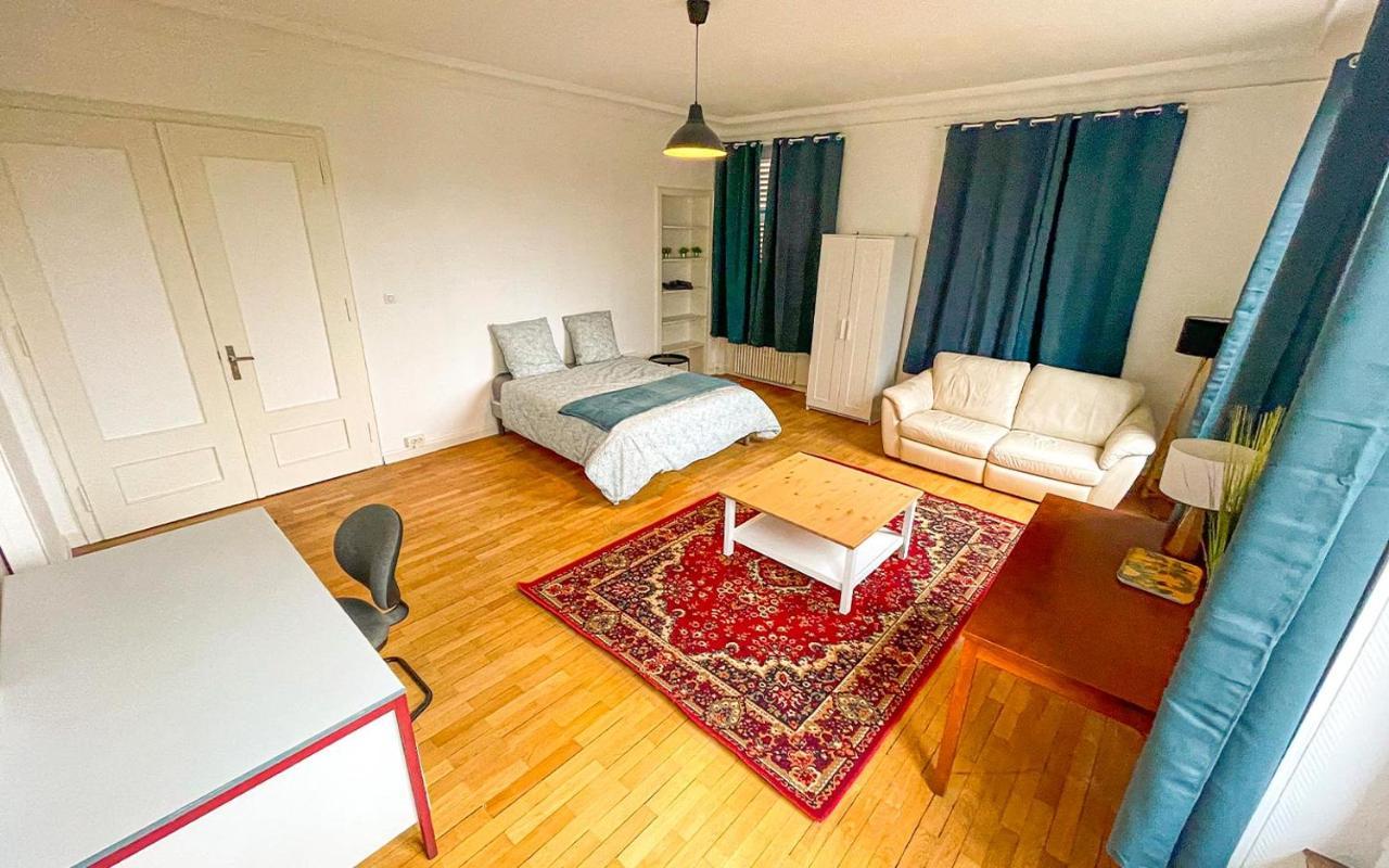 Chambres Privees -Private Room- Dans Un Spacieux Appartement - 100M2 Centre Proche Gare Μυλούζη Εξωτερικό φωτογραφία