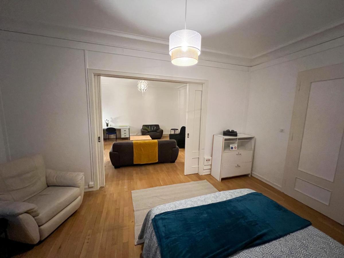 Chambres Privees -Private Room- Dans Un Spacieux Appartement - 100M2 Centre Proche Gare Μυλούζη Εξωτερικό φωτογραφία