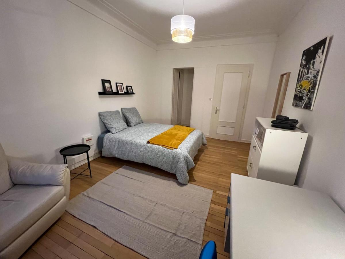 Chambres Privees -Private Room- Dans Un Spacieux Appartement - 100M2 Centre Proche Gare Μυλούζη Εξωτερικό φωτογραφία