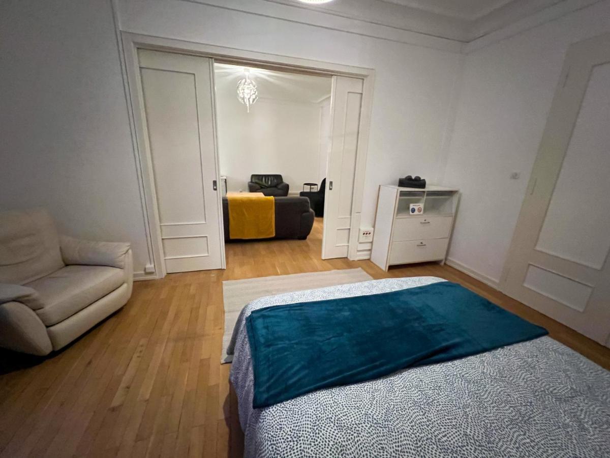 Chambres Privees -Private Room- Dans Un Spacieux Appartement - 100M2 Centre Proche Gare Μυλούζη Εξωτερικό φωτογραφία