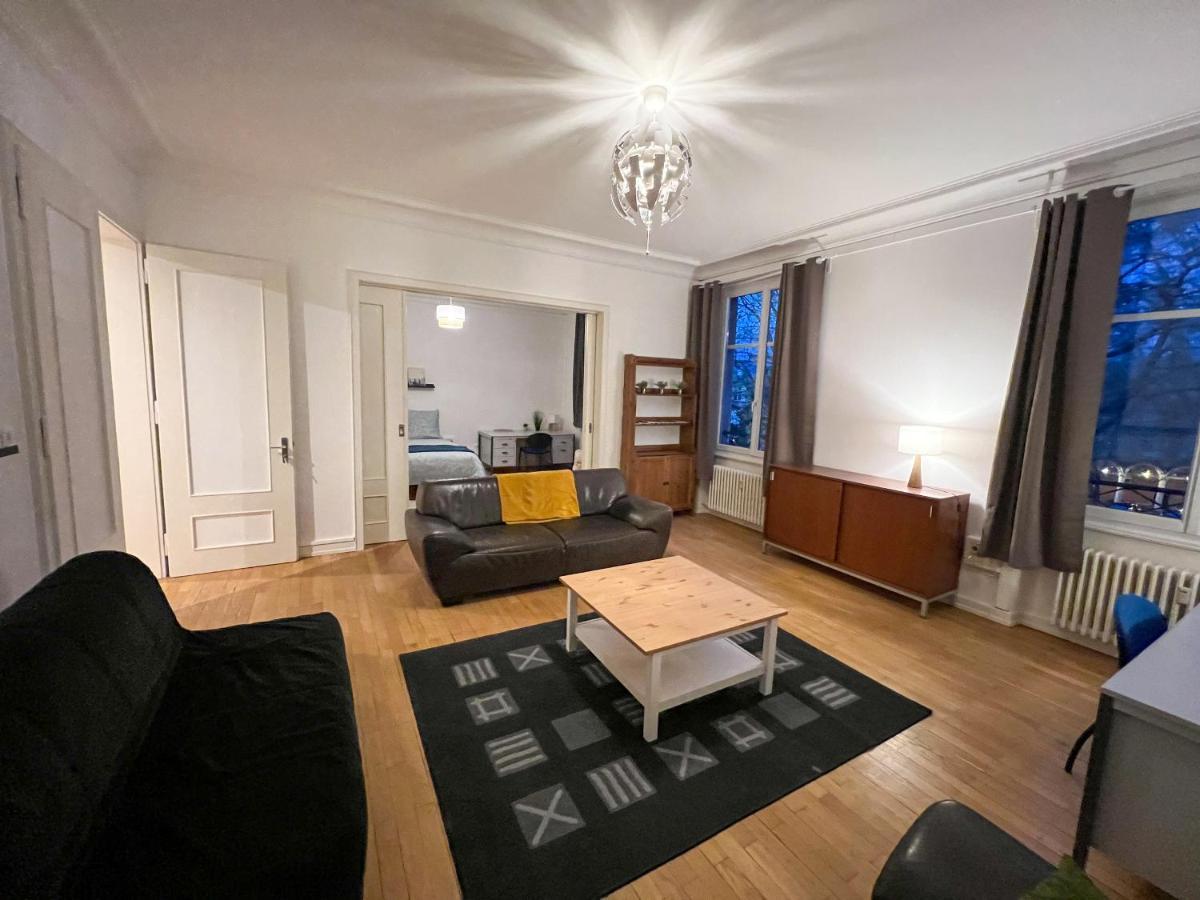 Chambres Privees -Private Room- Dans Un Spacieux Appartement - 100M2 Centre Proche Gare Μυλούζη Εξωτερικό φωτογραφία